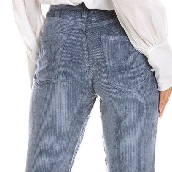 Rag & Bone Rosa Corduroy Pants Classic Fit Deep Blue Women's Size 29 - Picture 5 of 8